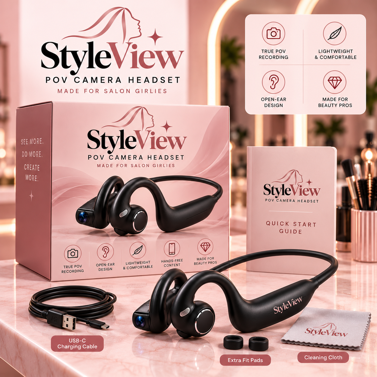 StyleView POV Camera Headset