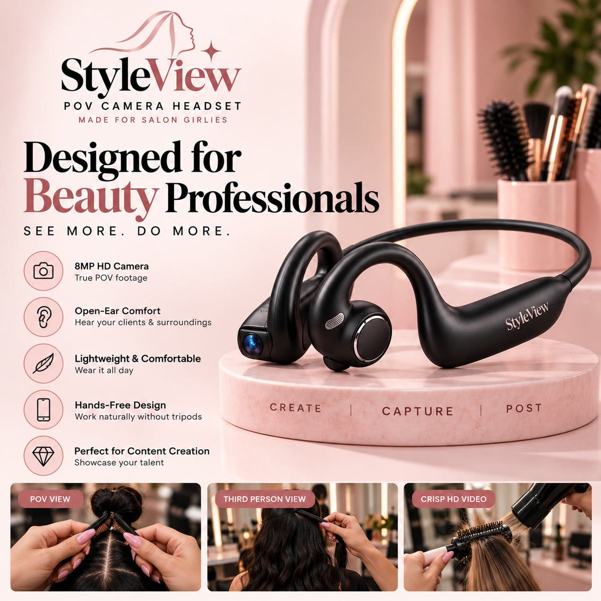 StyleView POV Camera Headset